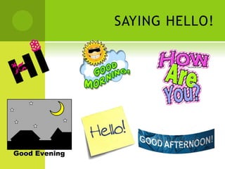 Basic English introduction | PPTX