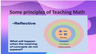 Teaching Principles, Strategies and Techniques for Numeracy | PPTX