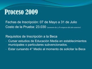 Ppt  Inscripcion  Psu 2009