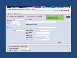 Ppt Inscripcion Psu 2009