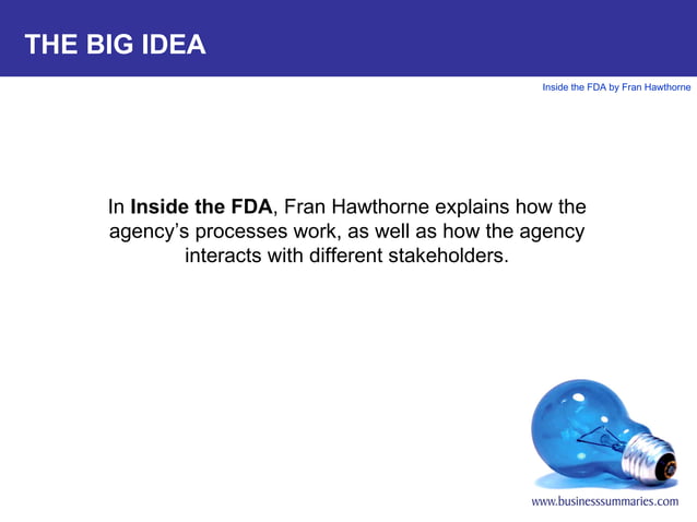 Inside the FDA | PPT