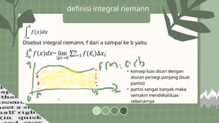 Power Point integral Riemann pendidikan matematika.pptx