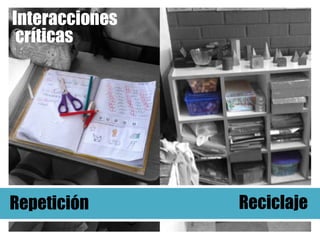 Interacciones
 críticas




Repetición      Reciclaje
 