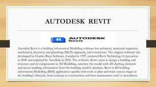 Who Developed Revit Comprehensive Internship Report on BIM for Construction Using AutoCAD ...