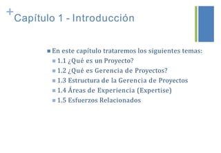 Ppt introducción a gerencia de proyectos | PPTX