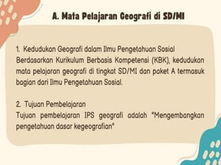 PPT Konsep dasar geografiiii modul 5 mata kuliah konsep dasar ips di SD ...