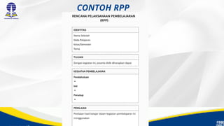 Processability Of Rpp Comprehensive Guide to Rencana Pelaksanaan Pembelajaran (RPP) and Model ...