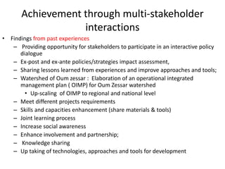 IRA Tunisia: Integrated Research for Development
