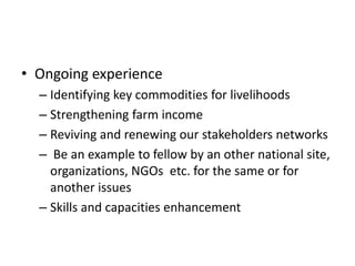 IRA Tunisia: Integrated Research for Development