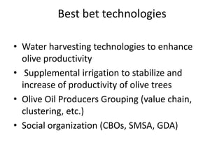 IRA Tunisia: Integrated Research for Development