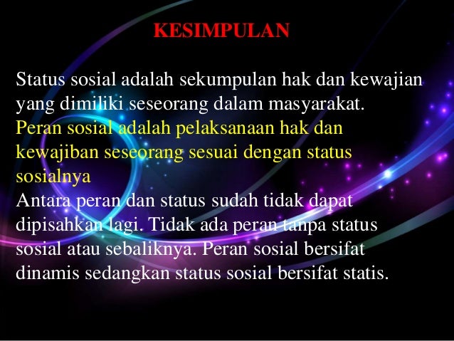 Ppt Isbd Status Sosial