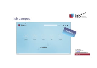 Seite 19
isb campus
CC-by-Lizenz,
Autor: Thorsten Veith
für isb-w.eu
Systemische Professionalität 2013
 