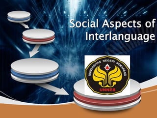 Social Aspects of
Interlanguage

Company LOGO

 