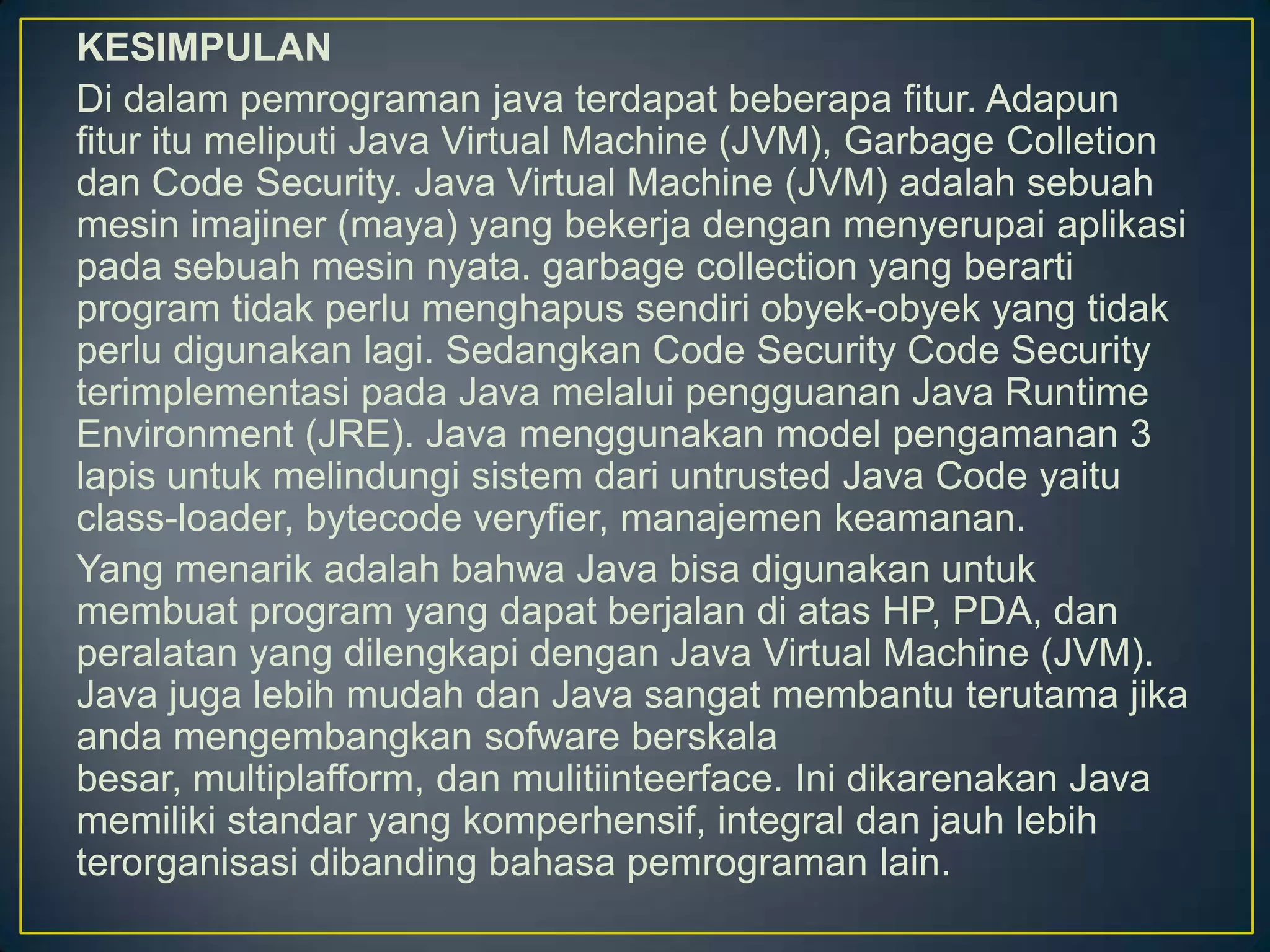 Ppt java | PPT