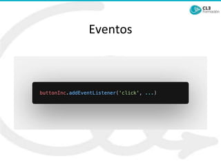 Función eventos en JavaScript | PPTX