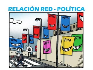 RELACIÓN RED - POLÍTICA
 