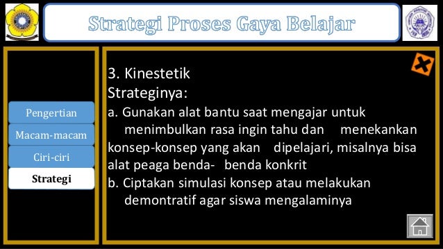 Ppt K2 Gaya Belajar