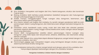 PPT KAITAN ARSITEKTUR DENGAN INTERIOR.pptx