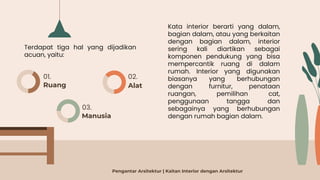 PPT KAITAN ARSITEKTUR DENGAN INTERIOR.pptx