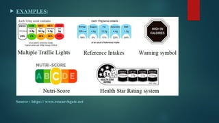 Labelling Claims Example Nutritional labelling, types of claims and principles of labelling | PPTX
