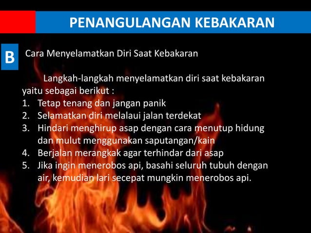 Ppt kebakaran | PPTX