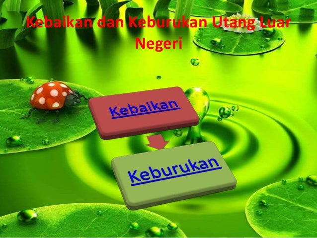 Kebaikan Dan Keburukan Utang Luar Negeri Guru