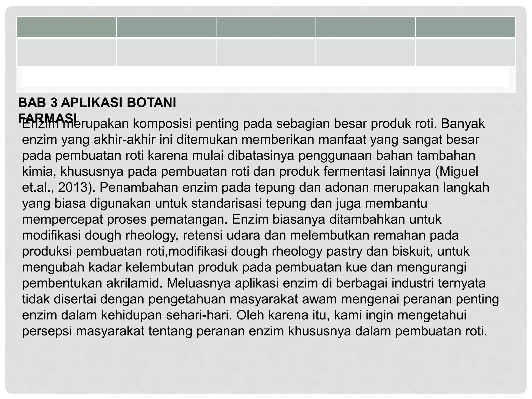 Makalah Botani Farmasi: 2. Enzim dan Perannya | Kelas: 2H | Dosen ...