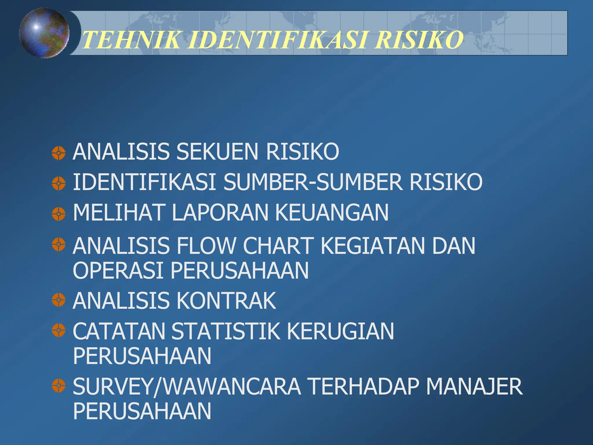 Identifikasi dan Pengukuran Resiko - manajemen risiko | PDF