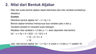 Comprehensive Guide to Algebraic Expressions for Grade 7 Mathematics | PPTX