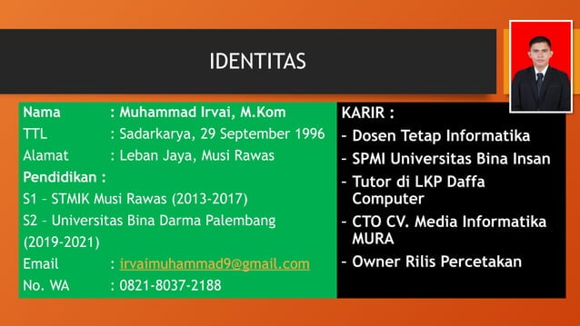 PPT Kelas Pemrograman Web untuk pemrograman web | PPT