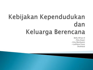 -Bella Afrian D
--Pety Anjari
--Gita Mardiyanti
--Luthfana Fazar
-Shulhatul
 