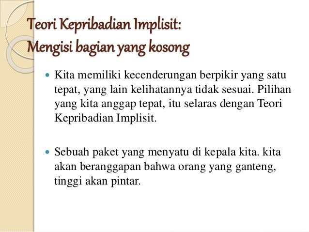 Persepsi Sosial
