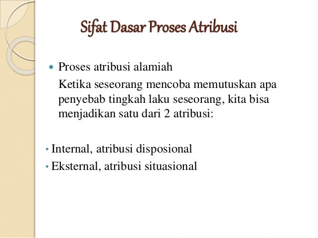 Persepsi Sosial