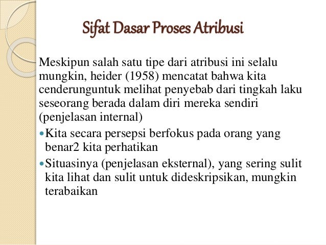 Persepsi Sosial
