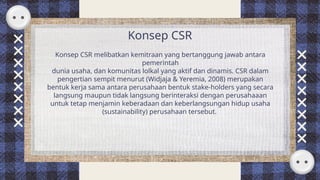 Strategi Corporate Social Responsibility (CSR) untuk Keberlanjutan ...