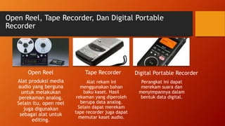Ppt kelompok 10 media audio | PPTX