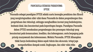 Pancasila sebagai Pengambangan ilmu di Indonesia | PDF