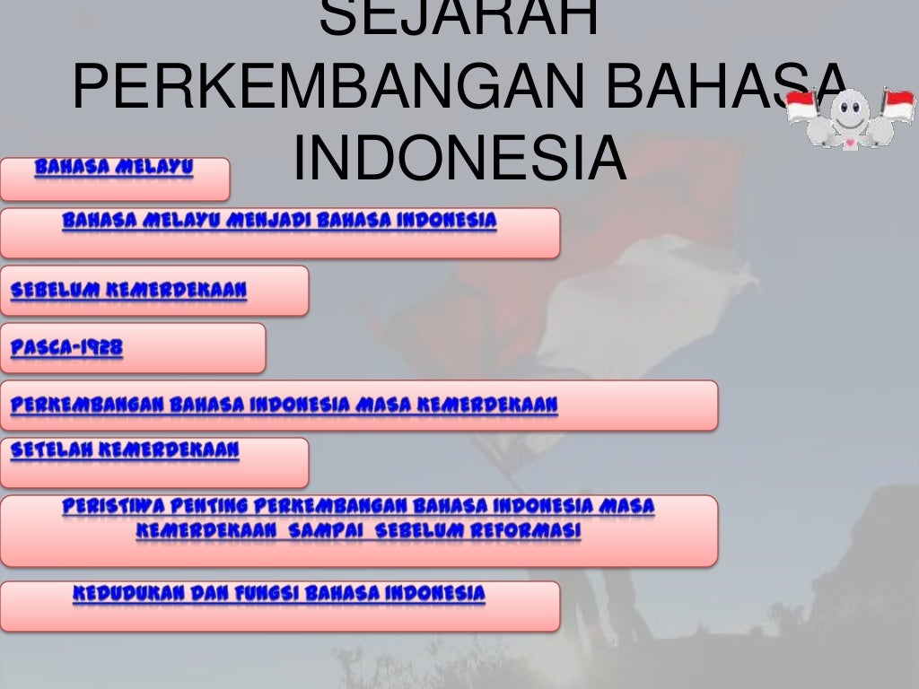 sejarah dan perkembangan bahasa indonesia