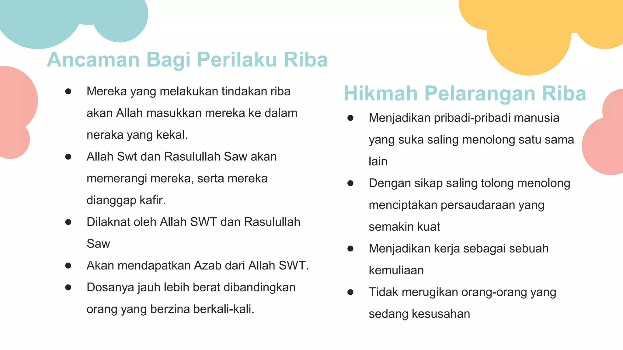 RIBA DALAM PERSPEKTIF HUKUM ISLAM | PPT
