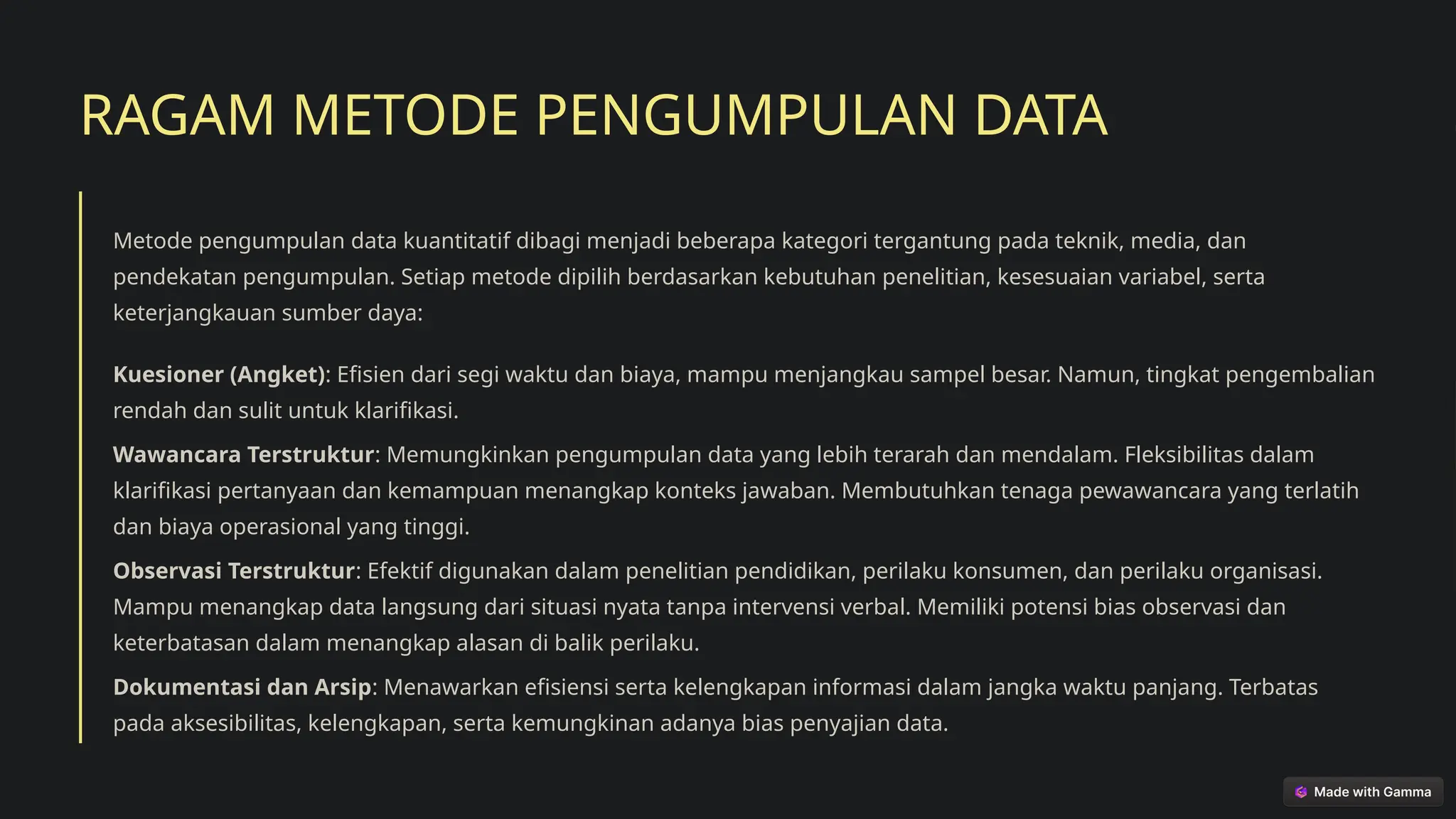 PPT Kelompok 4 (Metode Pengumpulan Data Penelitian Kuantitatif).pptx