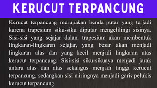 power pont tugas geometri volume bangun ruang kerucut terpancung ppt ...