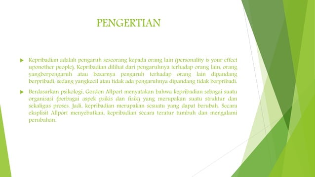 Ppt Kepribadian Ppt