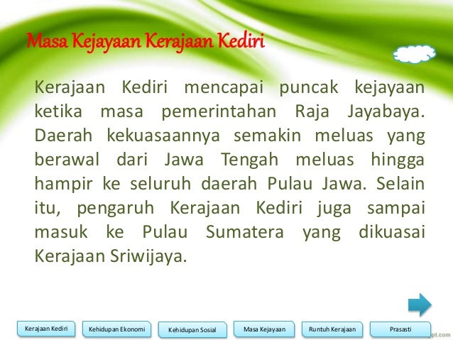 Ppt Sejarah Kerajaan Kediri