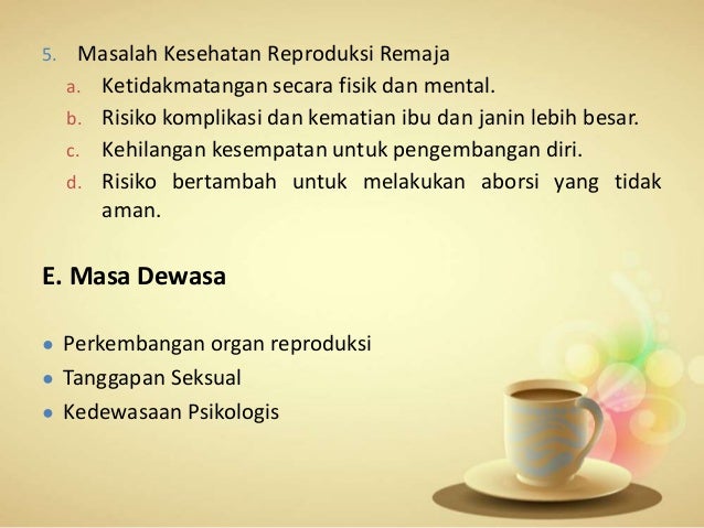 Konsep Dasar Kesehatan Reproduksi