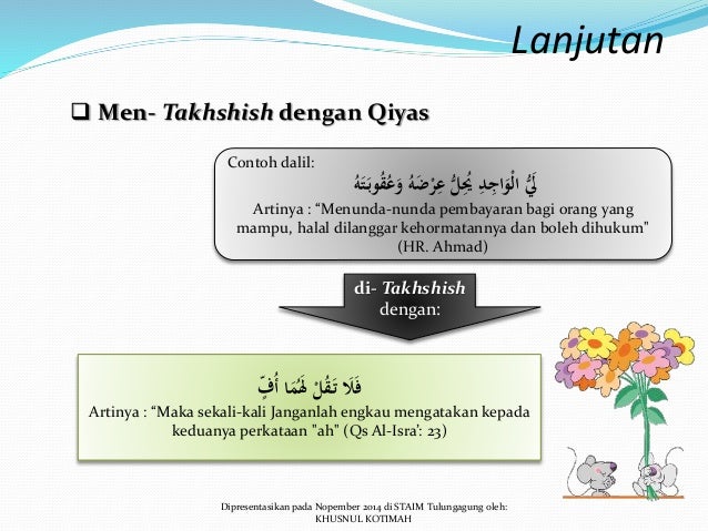 Contoh Qiyas Halal