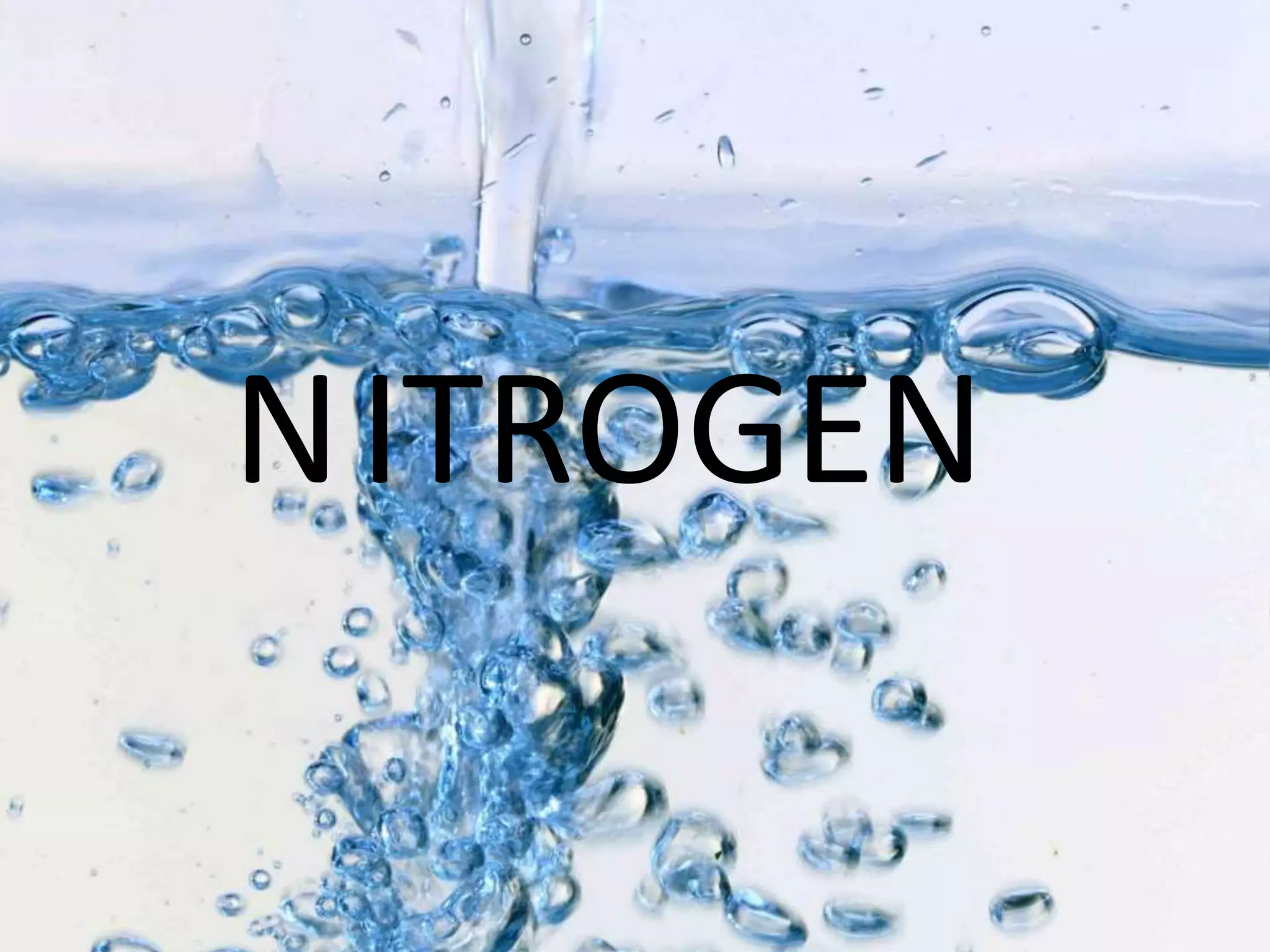 NITROGEN 
 