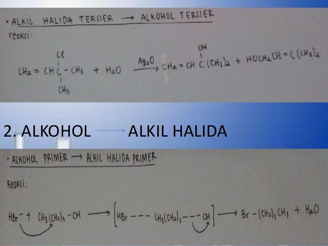 Macam-macam reaksi kimia organik