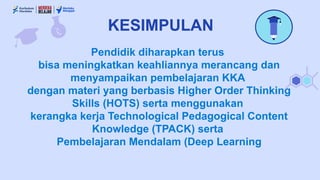PPT MATERI KODING DAN KECERDASAN ARTIFISIAL UNTUK PEMBELAJARAN | PPTX