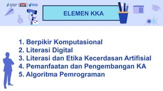 PPT MATERI KODING DAN KECERDASAN ARTIFISIAL UNTUK PEMBELAJARAN | PPTX
