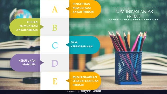 power point komunikasi antar pribadi dan organisasi ...